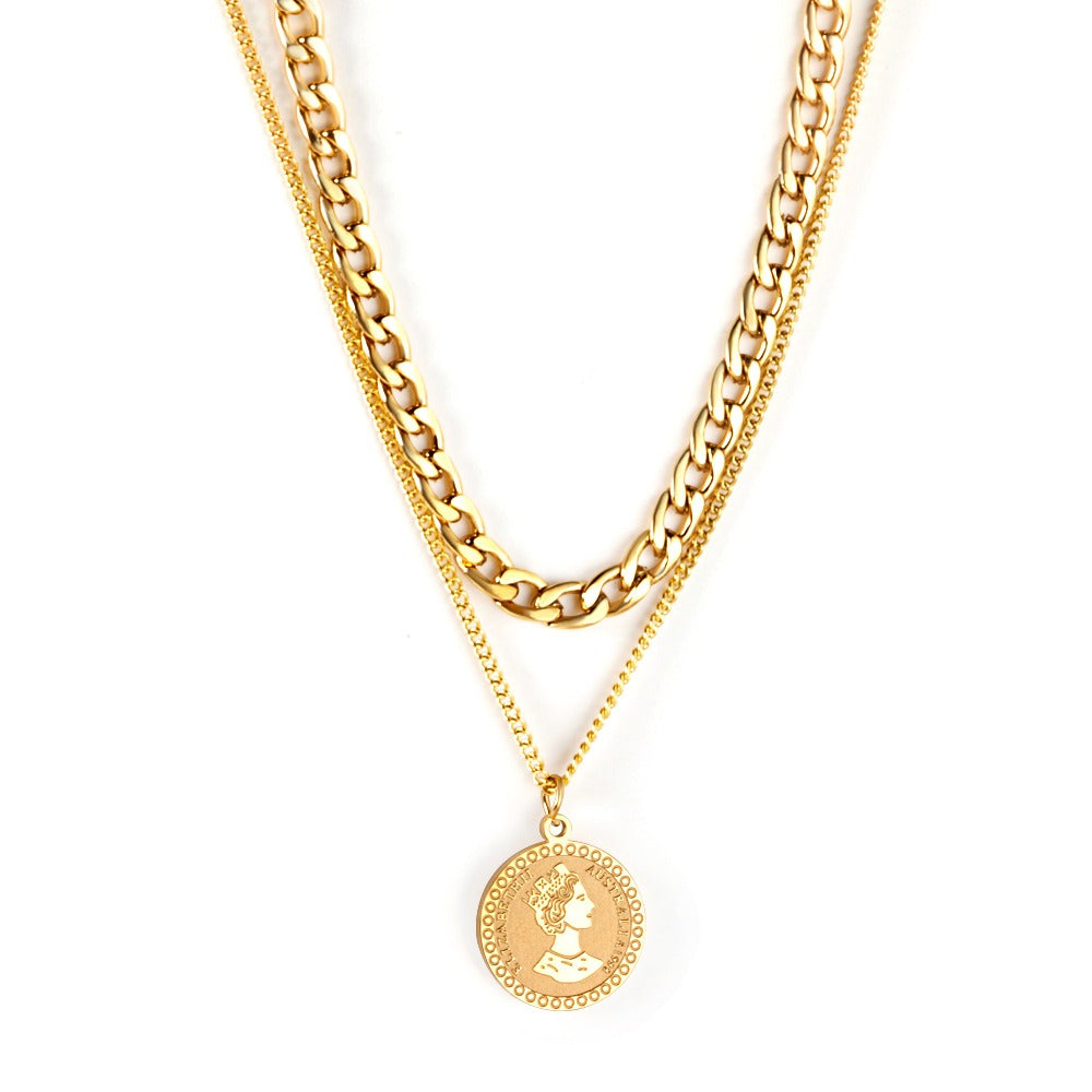 Lila Gold Necklace