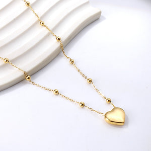 Karen Heart Necklace