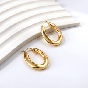 Azura Gold Hoop Earrings