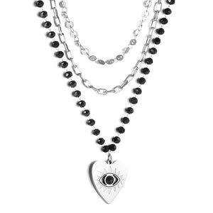 Ida Silver Heart Necklace
